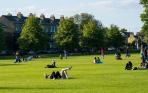 Green spaces can play an important role in addressing these challenges.